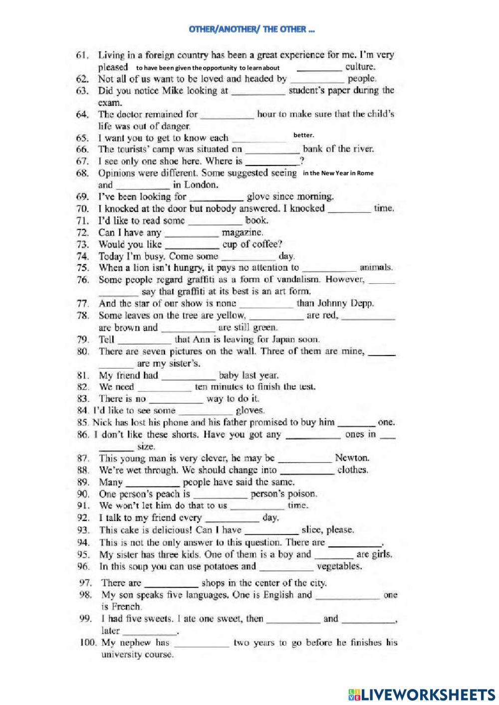 Other,another, the other 3.