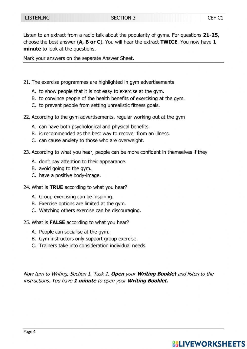 LRN C1 JANUARY 2017 LISTENING