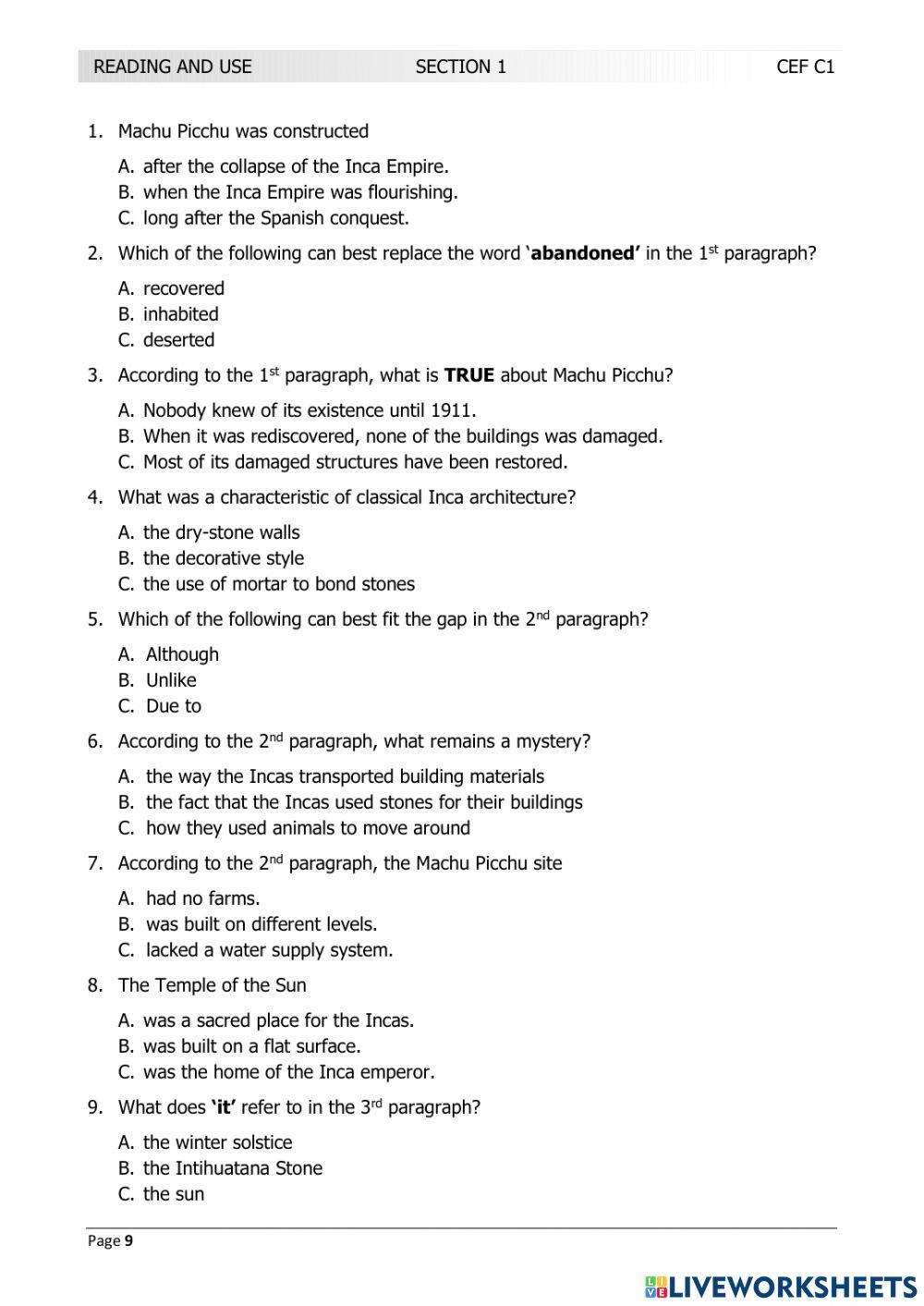 LRN JANUARY 2017 TEST C1