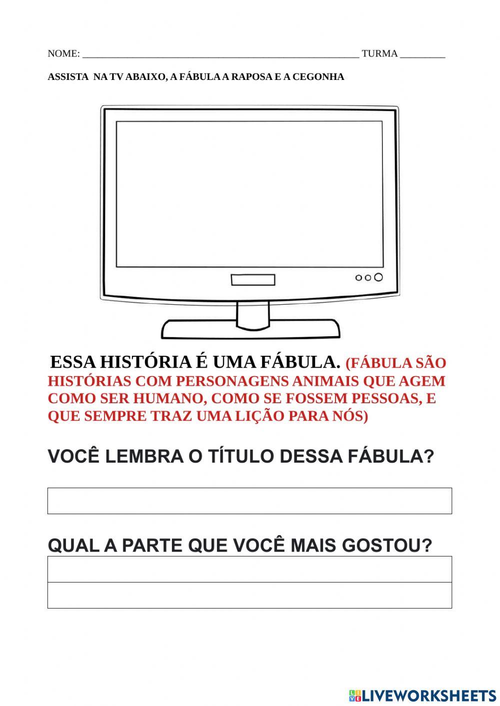 A raposa e a cegonha