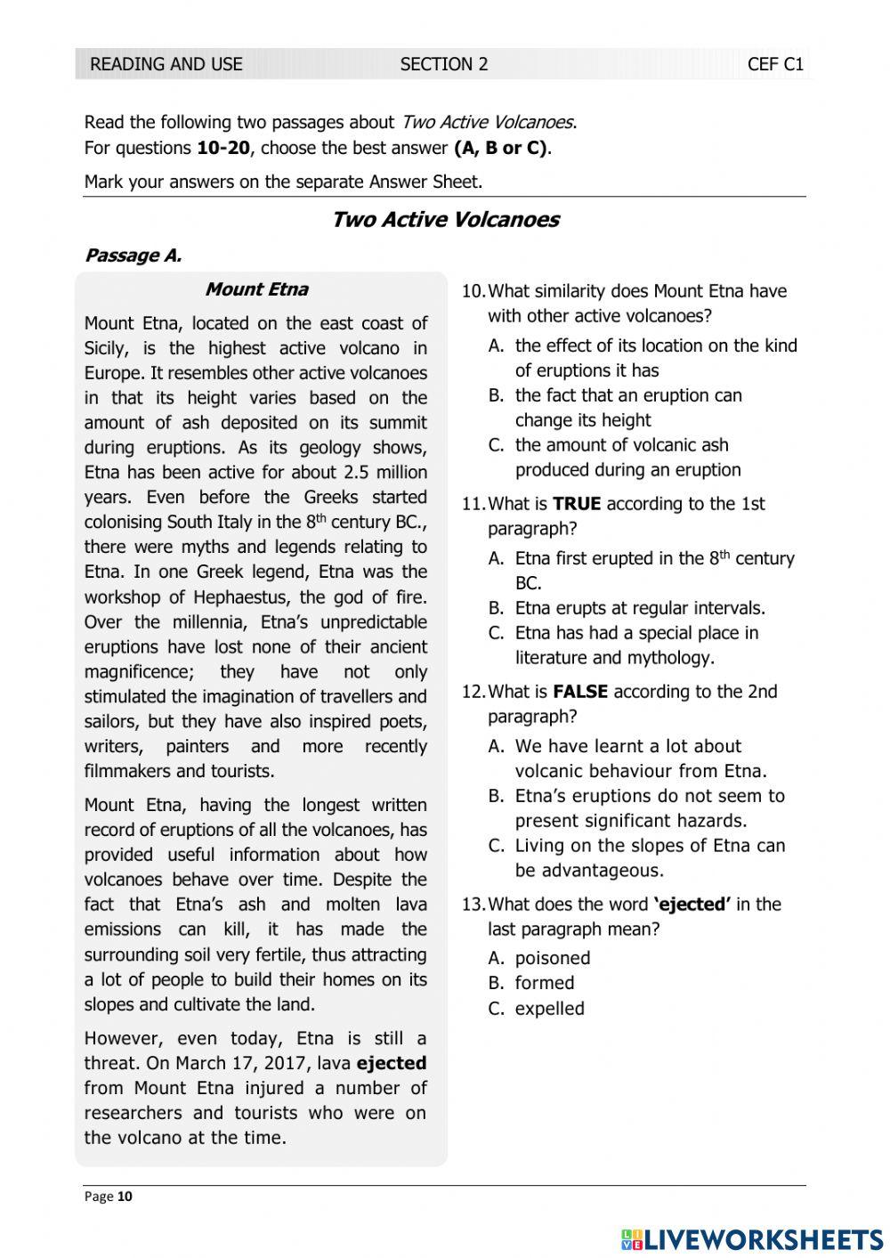 LRN C1 JANUARY 2019 TEST