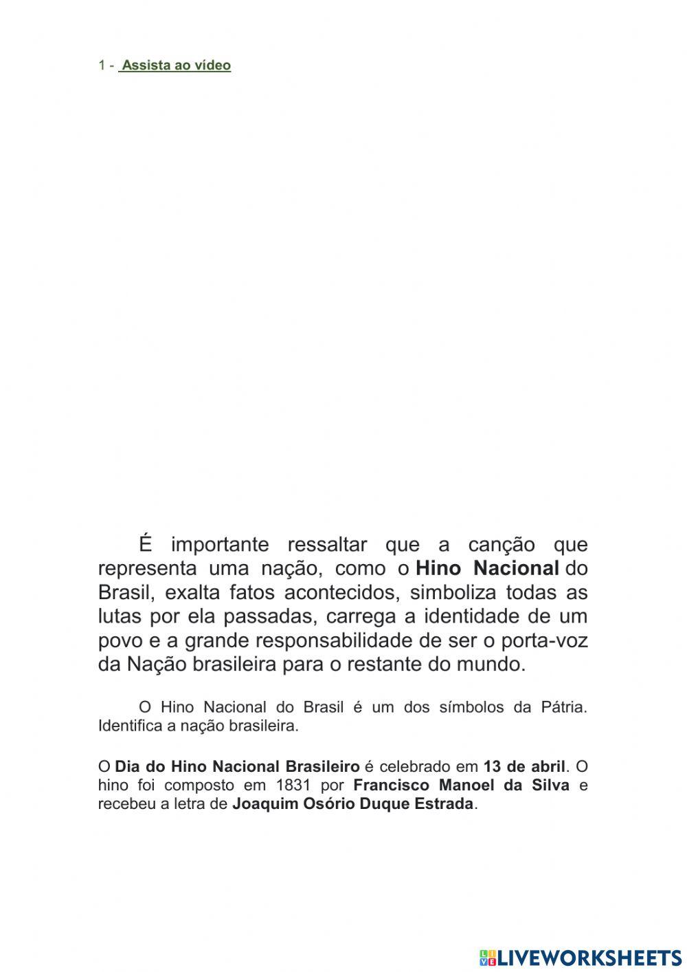 Hino nacional do brasil