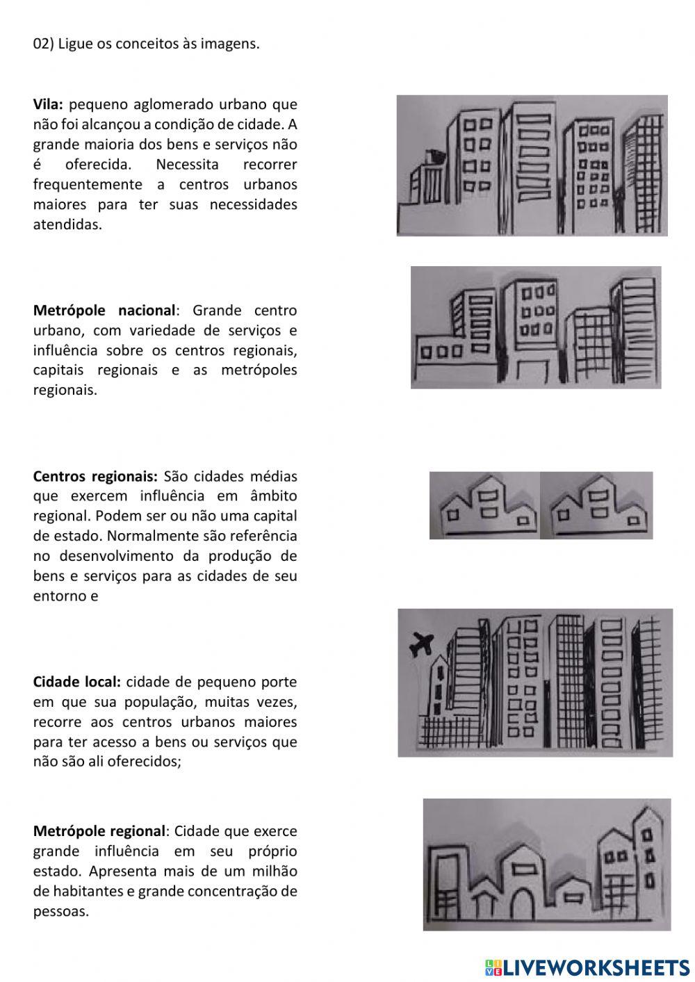 Atividade complementar - Hierarquia urbana