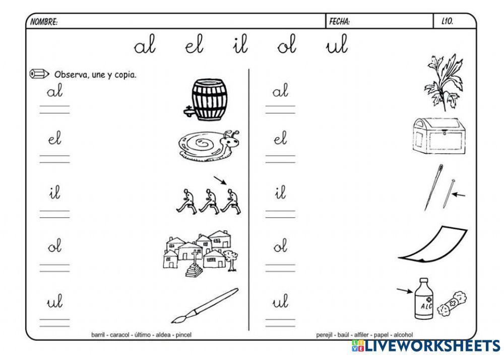Conciencia fonológica L