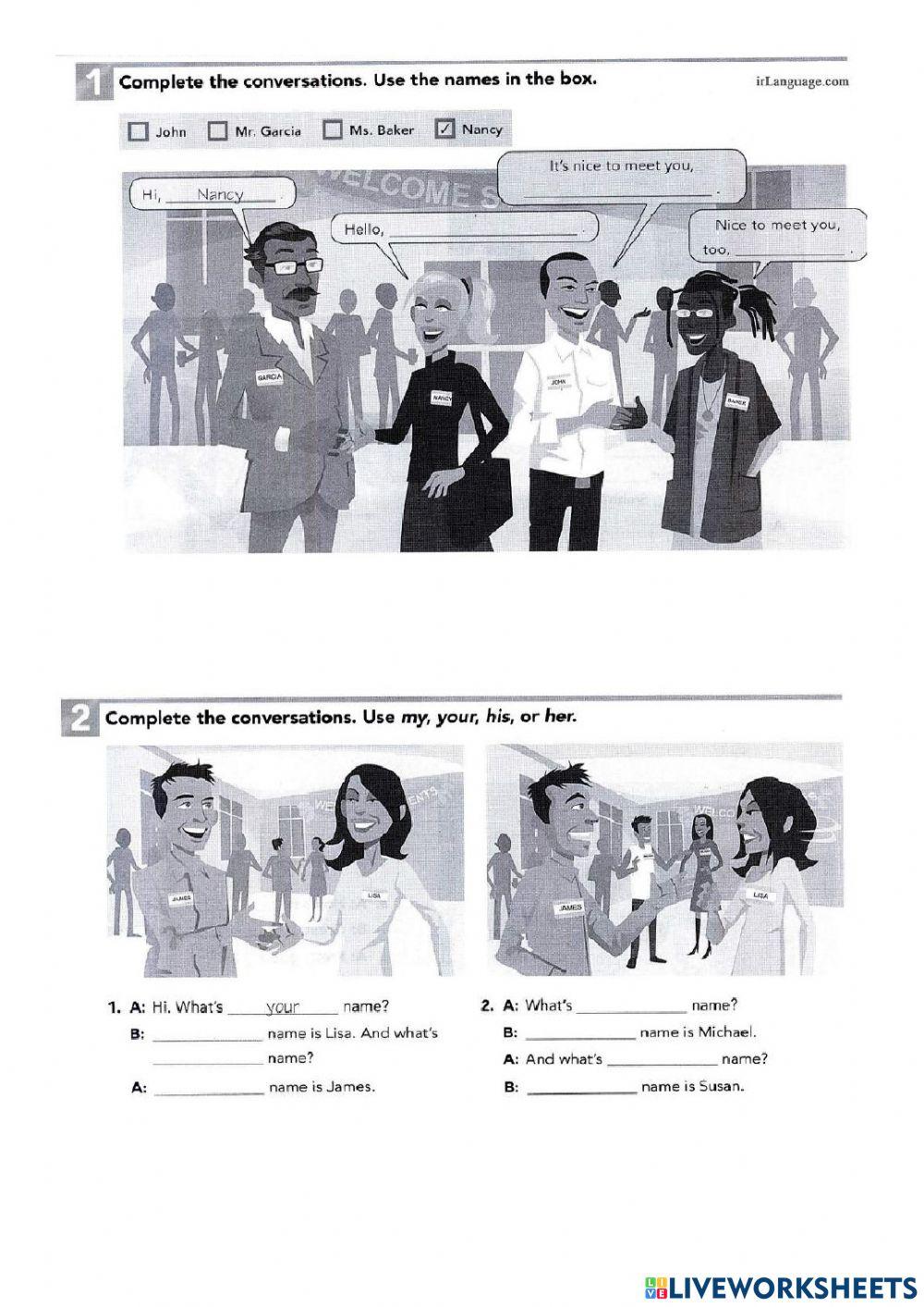 Introducing Yourself Apresente se!