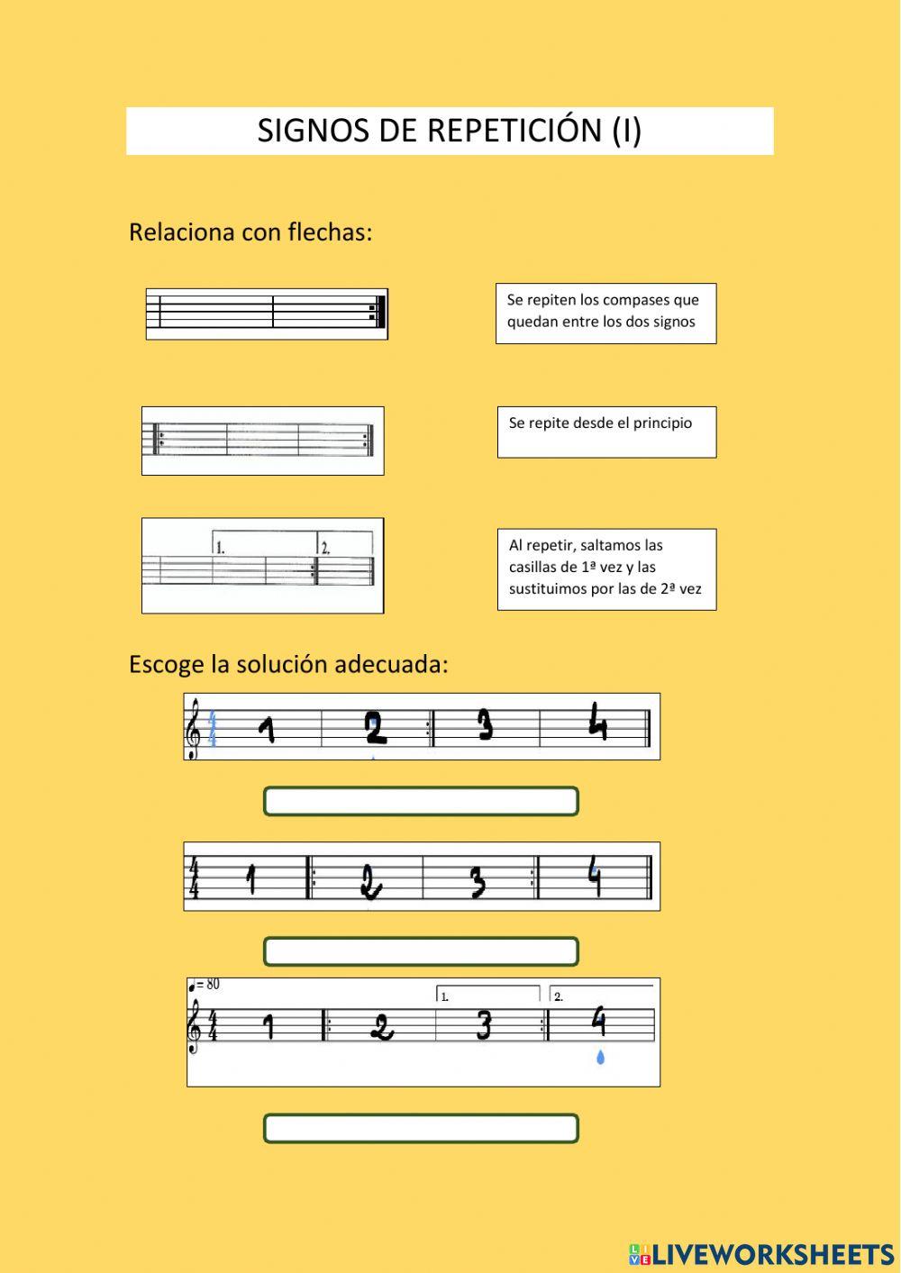 Signos de repetición I