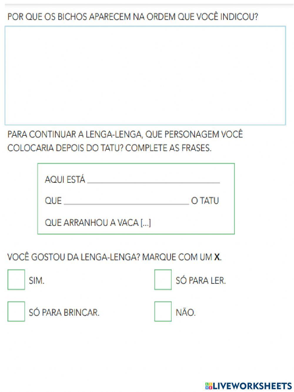 A casa do seu damião - lenga-lenga