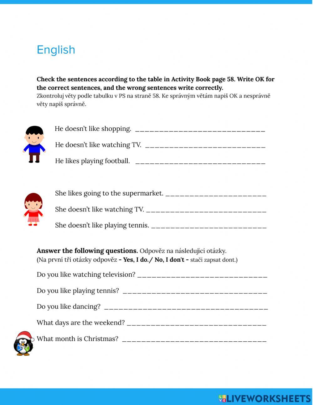 English online exercise for Grade 4 | Live Worksheets