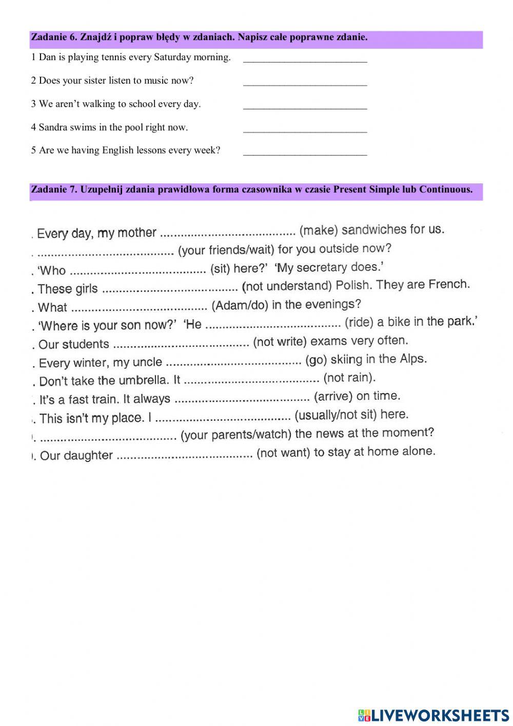 Test (Klasa 6, unit 8) Test (Klasa 6, unit 8)