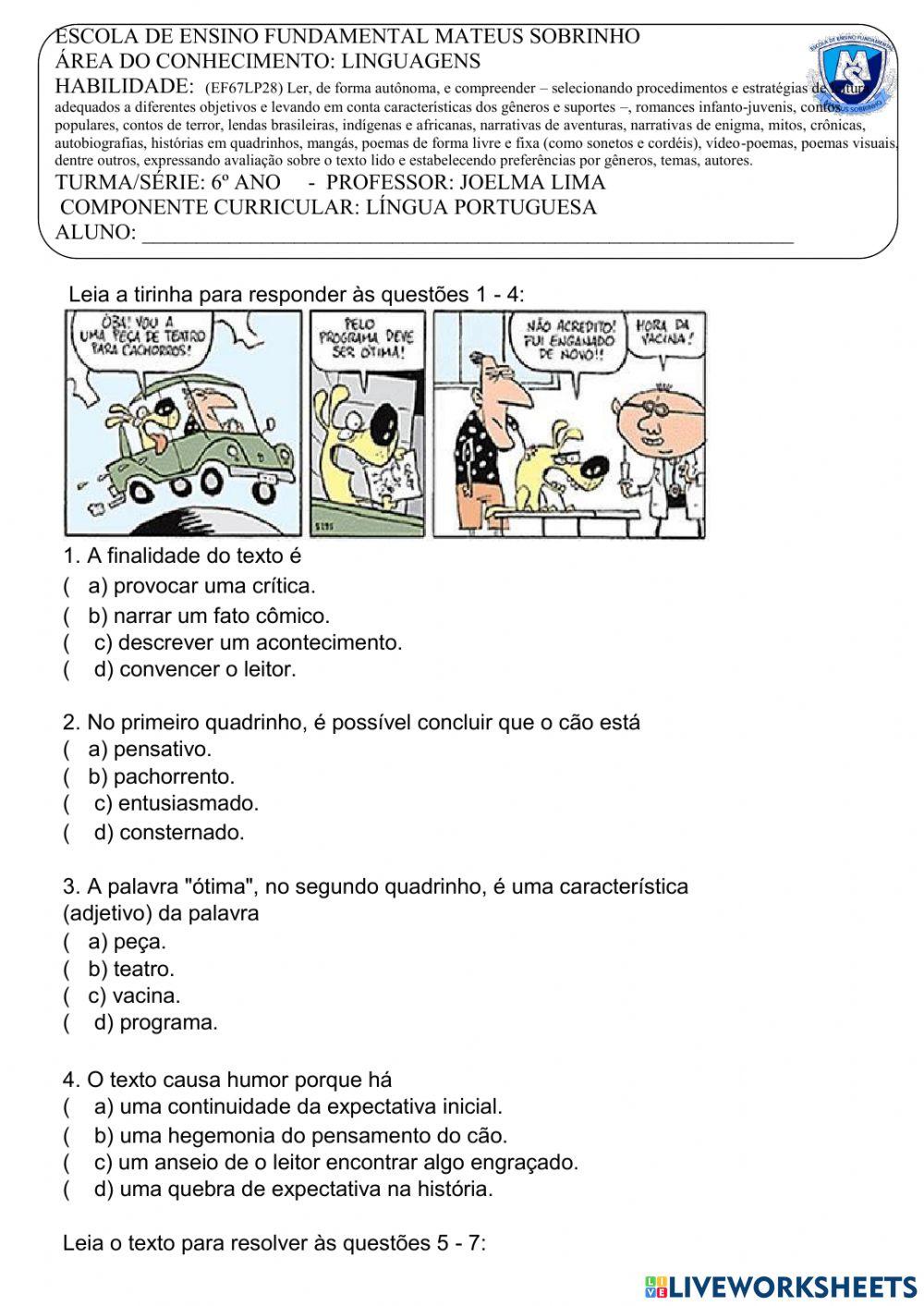 História em quadrinhos