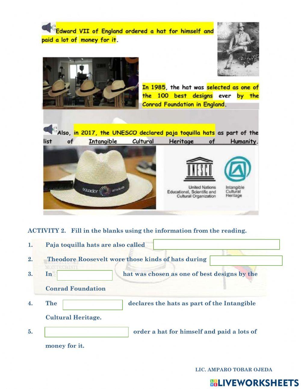 Panama hats history