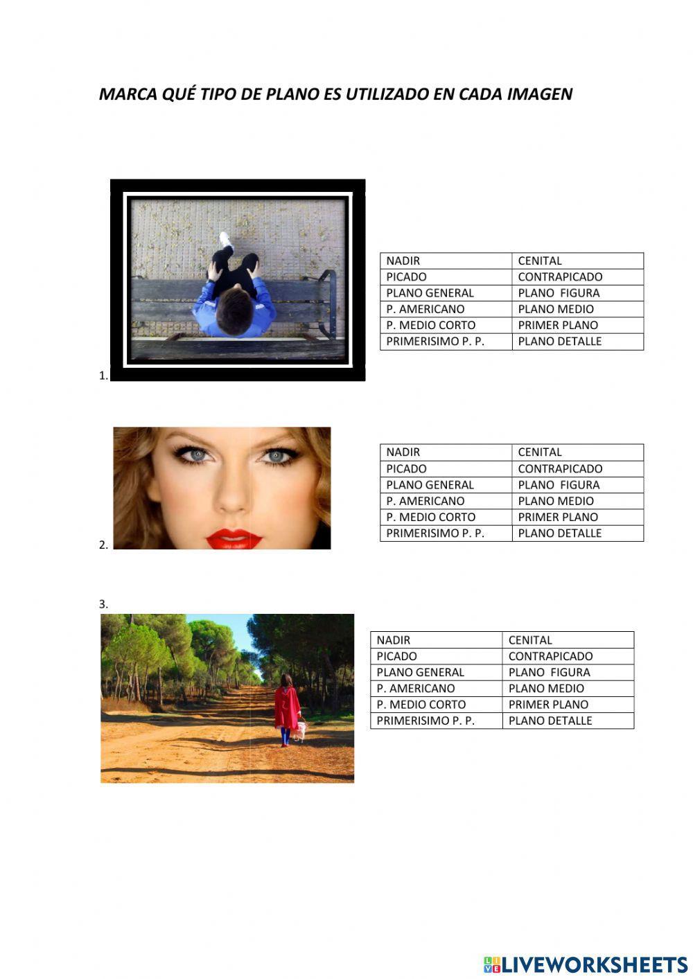 Tipos de planos cine y fotografía