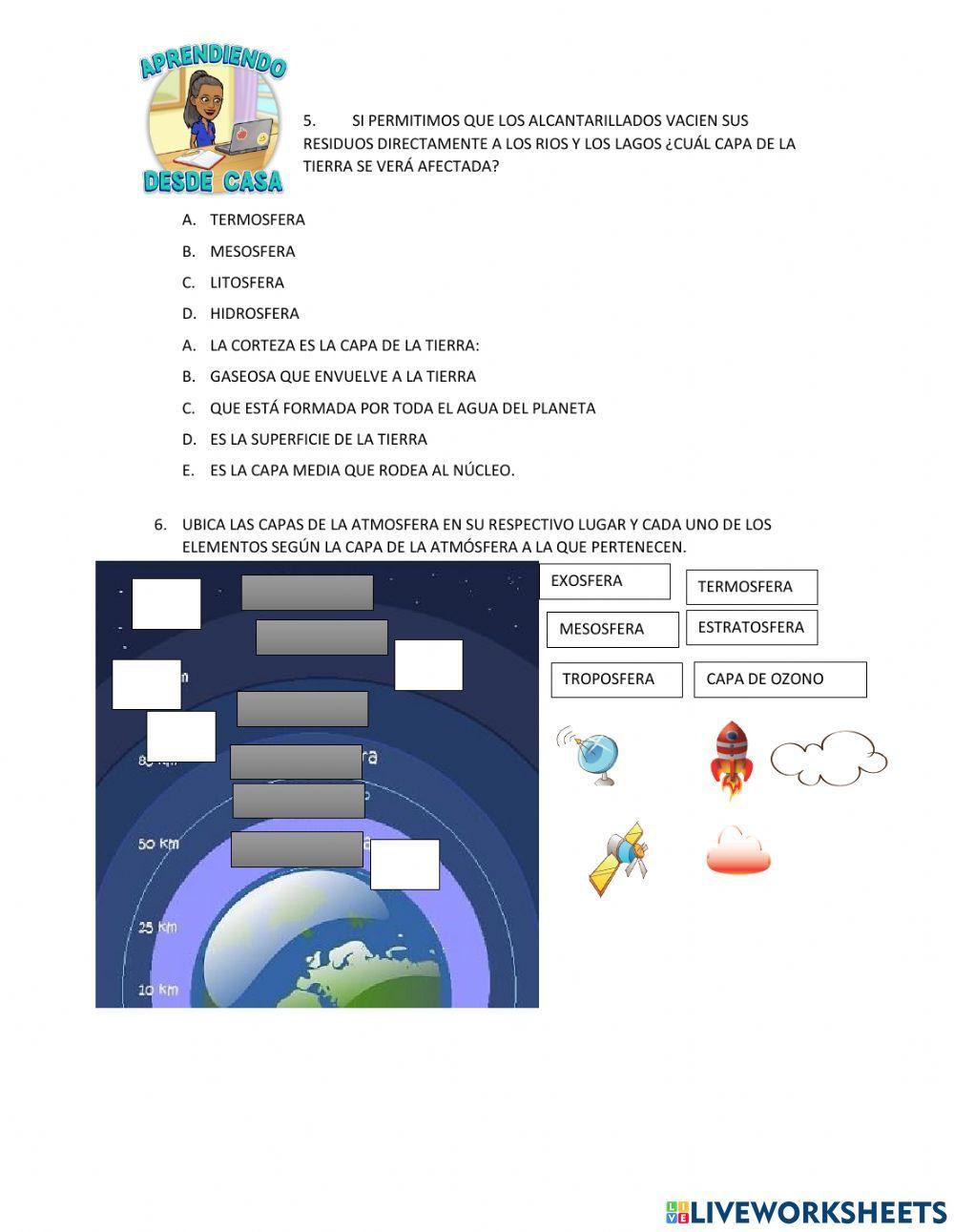 Las capas de la tierra