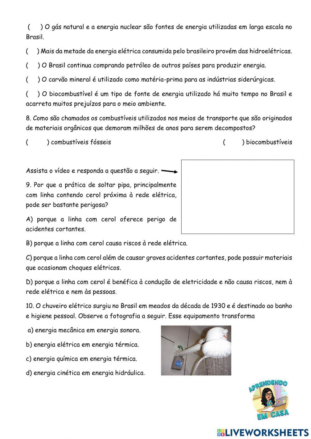 Energia renováveis e não renováveis