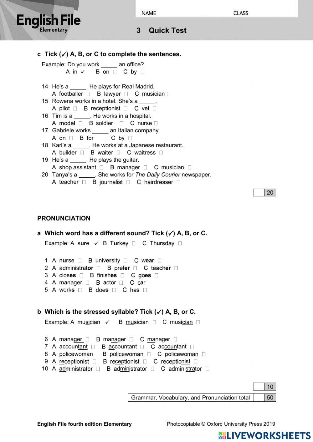 6534360 english file elementary unit 3 lesoruble
