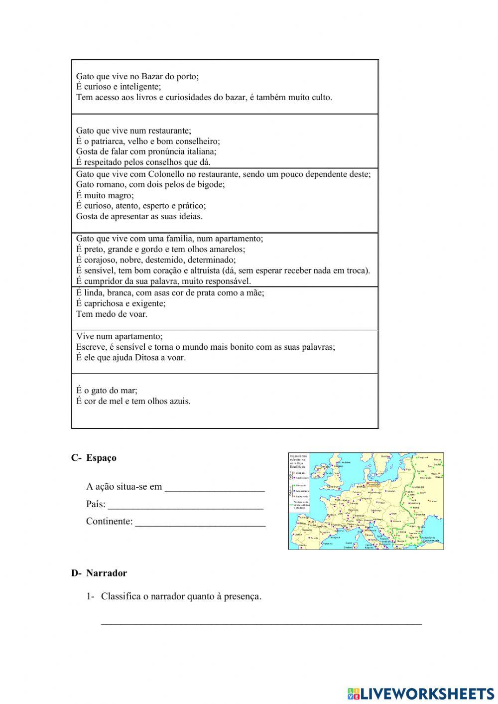 Ficha- História de uma Gaivota e de um Gato que a ensinou a voar