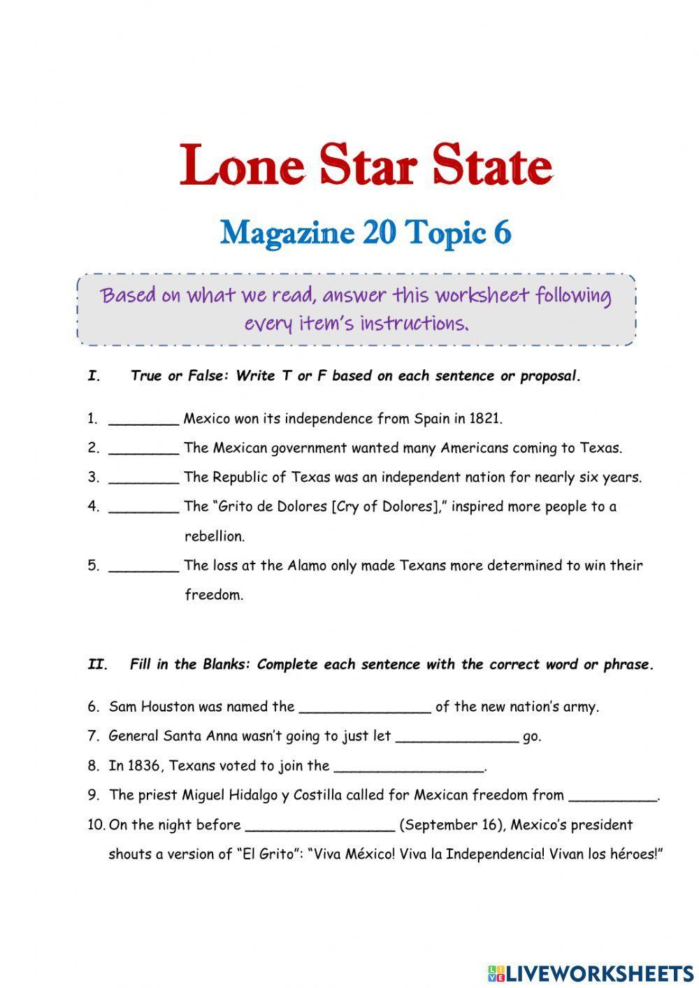 Lone Star State