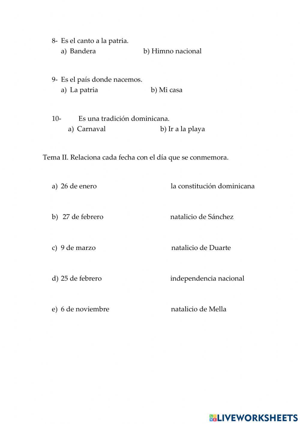 Examen de Ciencias Sociales