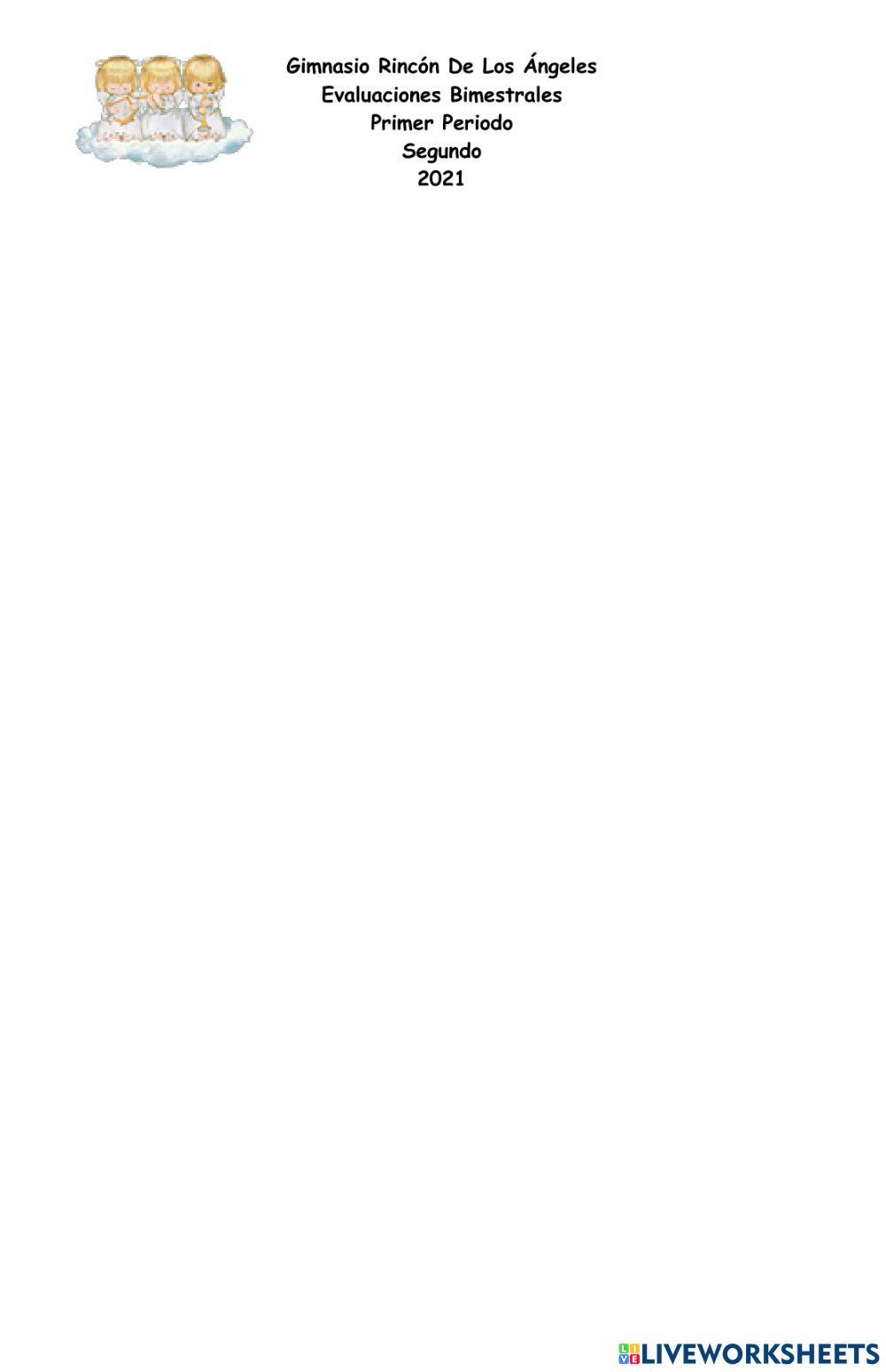 Evaluaion de ciencias