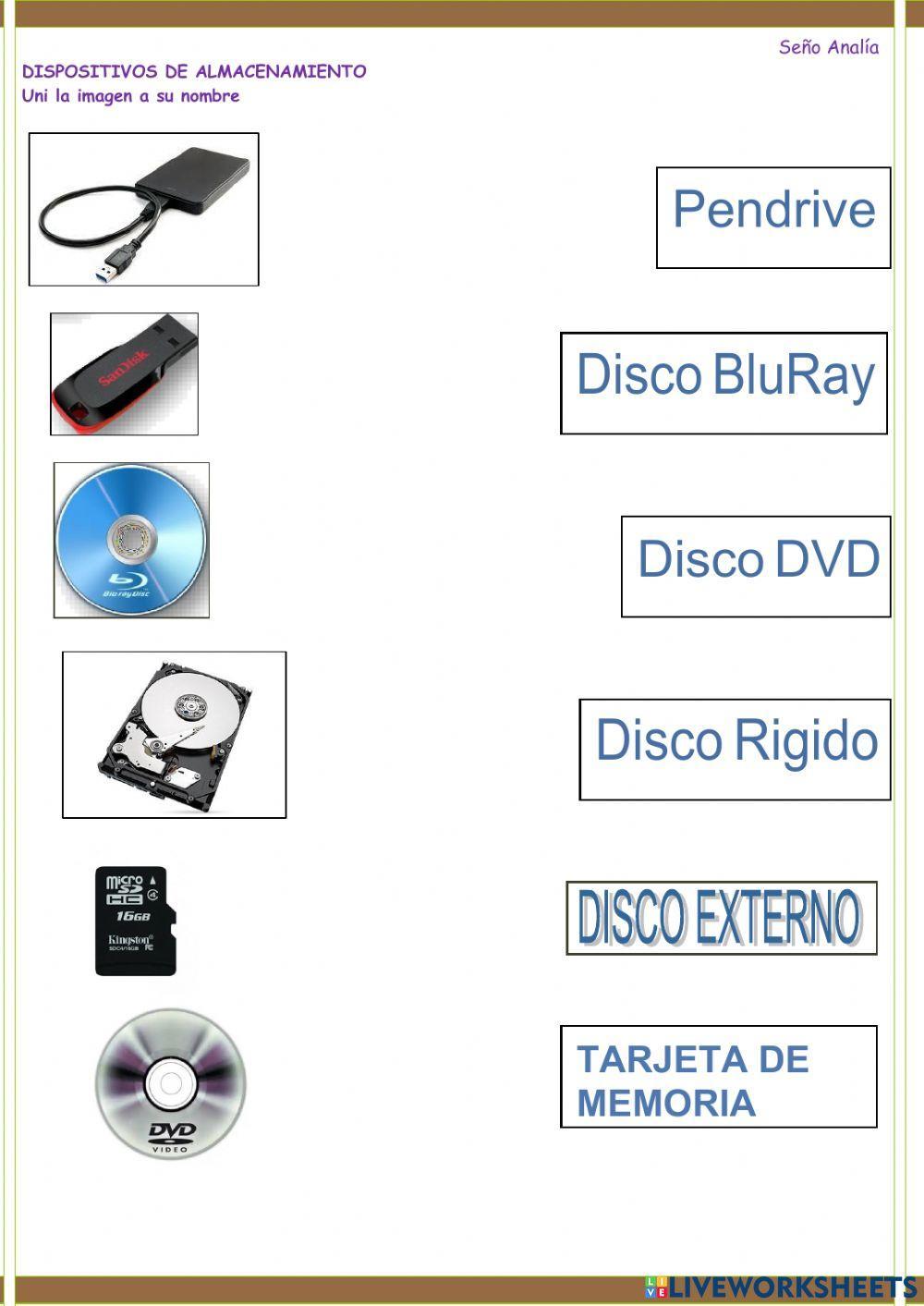 Dispositivos de almacenamiento