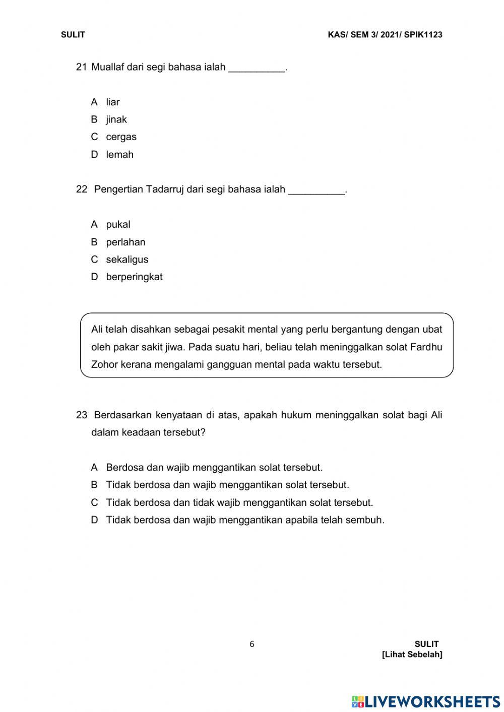 Fiqh muallaf bah A set 1