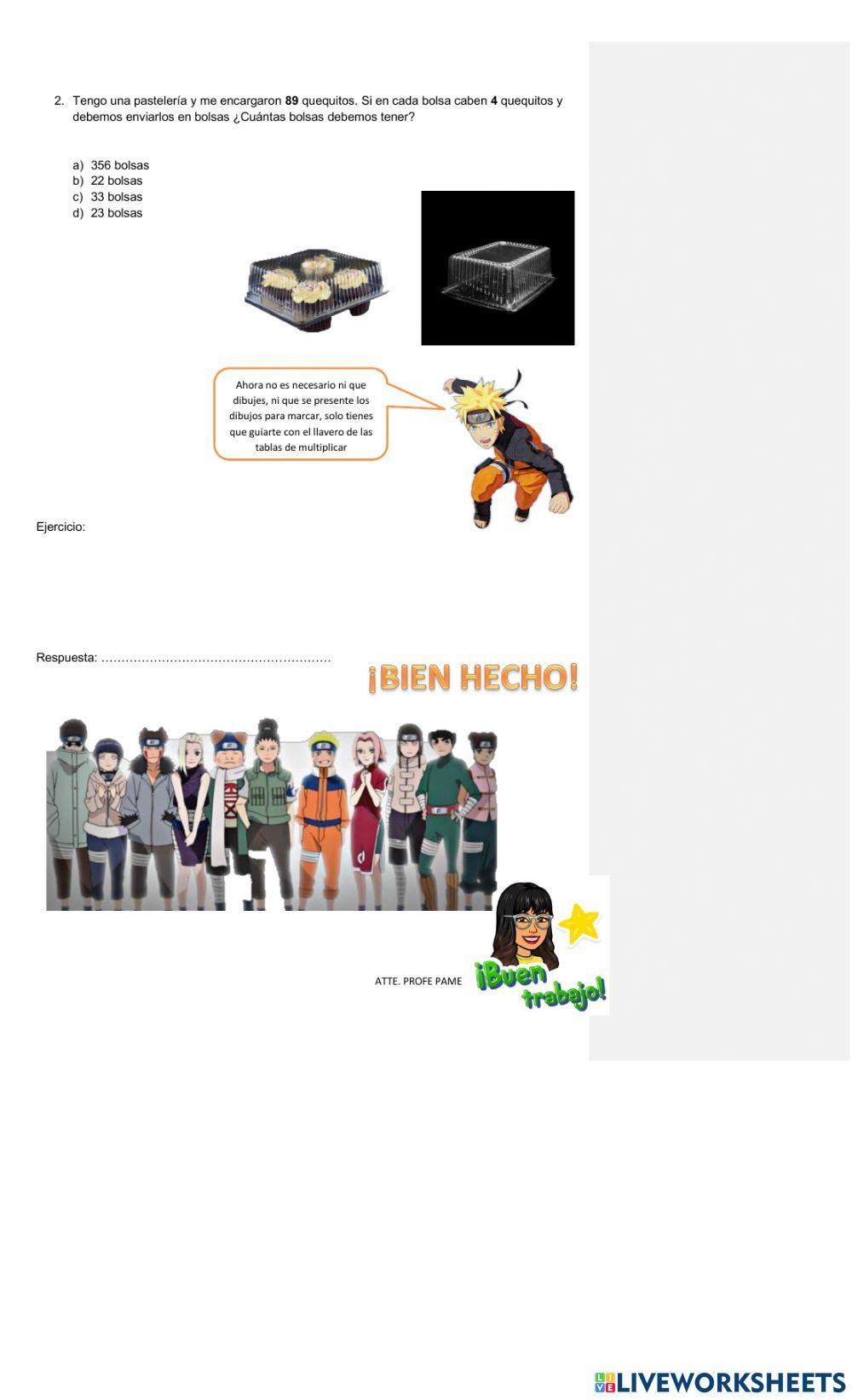 Divisiones con 2,3 y 4 dígitos