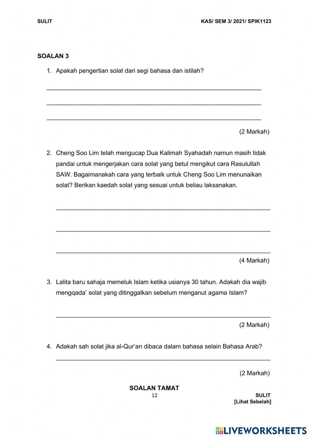 Fiqh muallaf bah B set 1