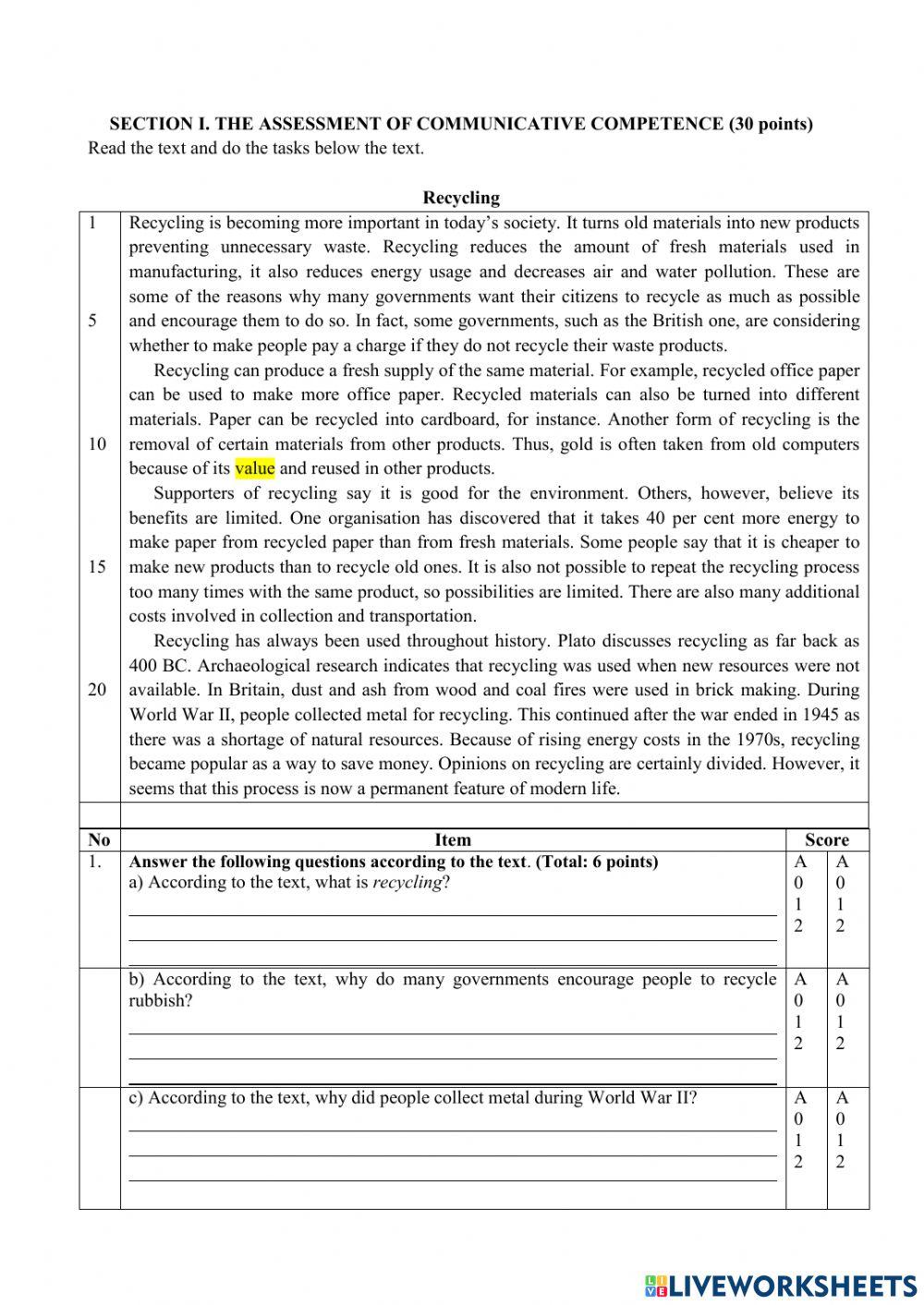 BAC, 2018, pretestare