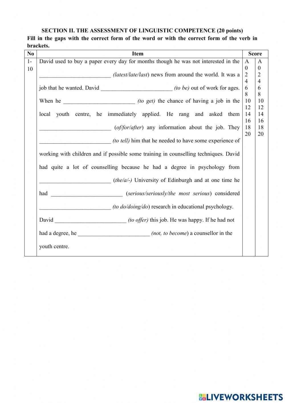 BAC, 2018, pretestare