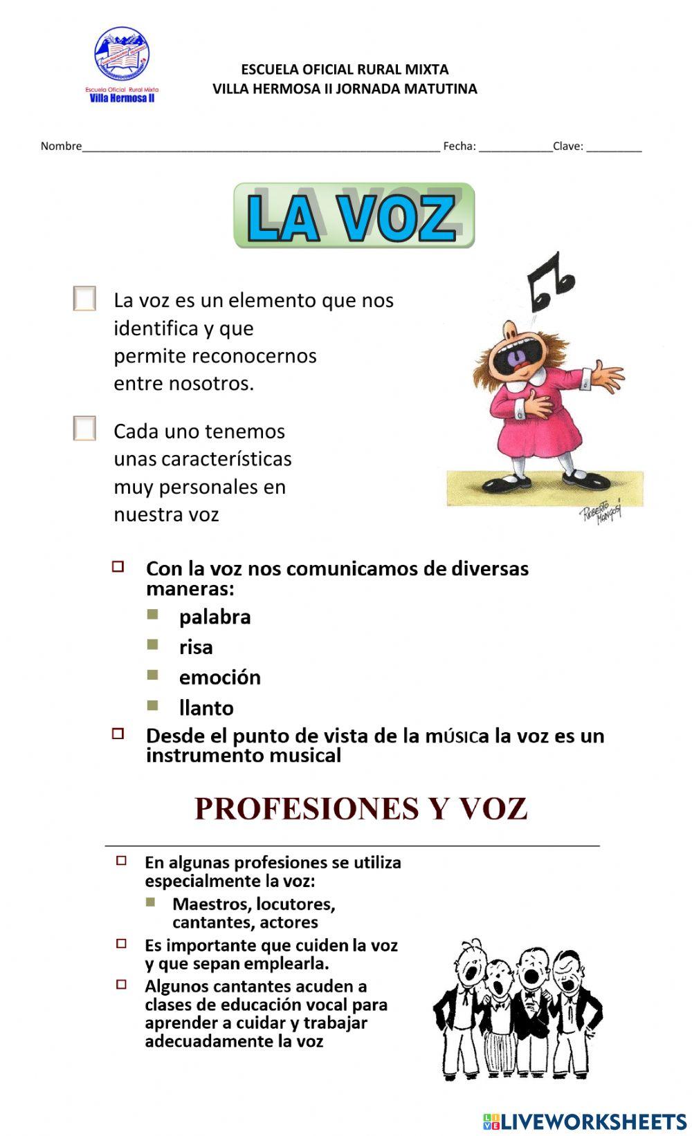 La voz