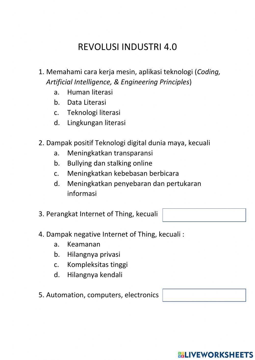 Revolusi industri 4.0