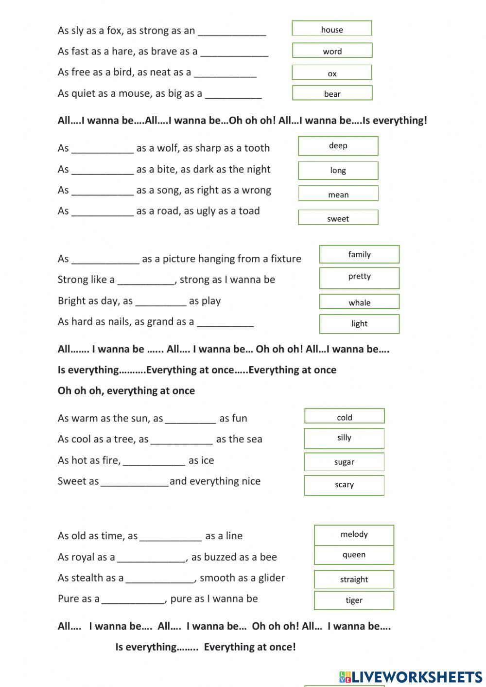 Everything at one by Lenka