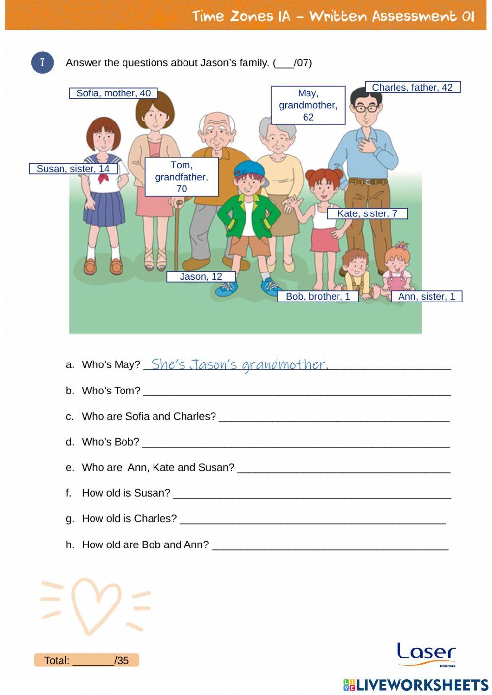 Time Zones 1 First Edition - Evaluation Exercises for Units 1 to 3