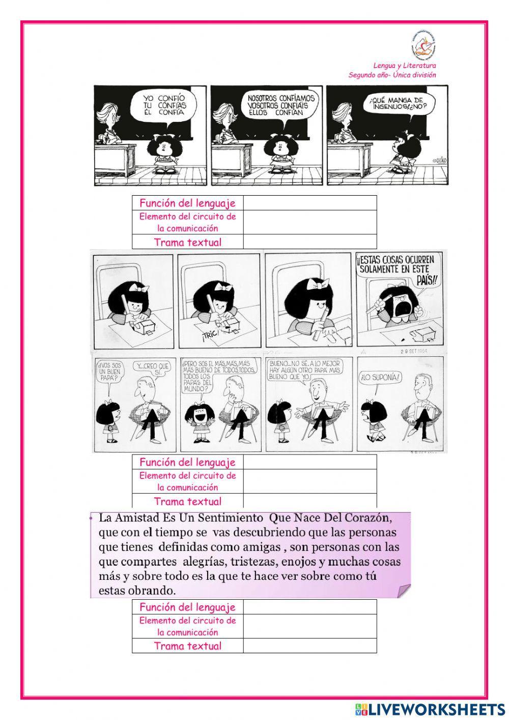 Funciones del lenguaje- Tramas textuales