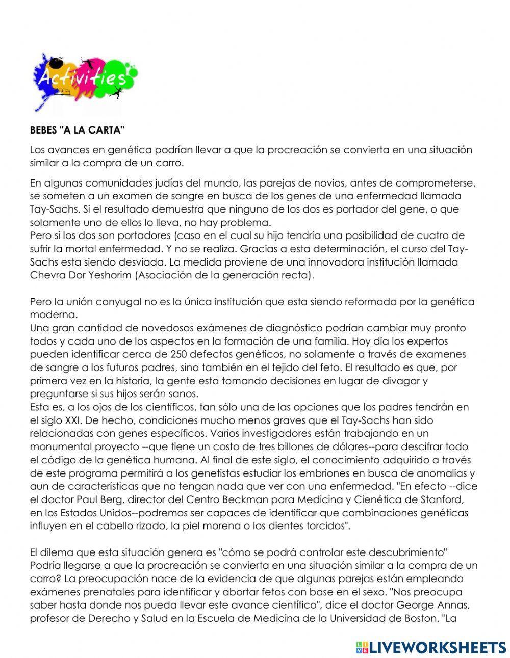 Segunda y tercera ley de Mendel