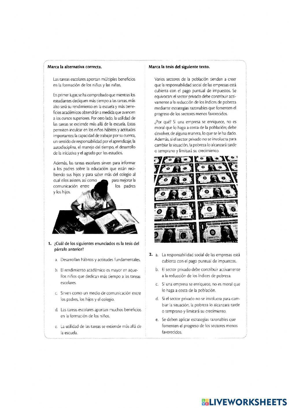 Lectura comprensiva