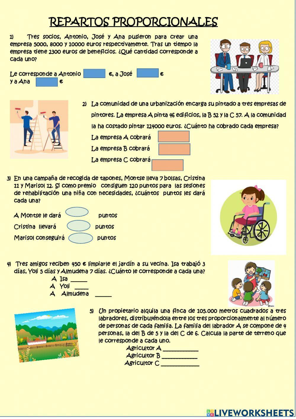 Reaprtos proporcionales