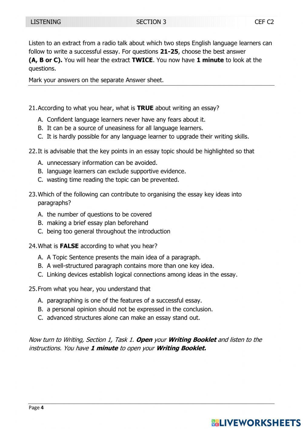 LRN C2 JANUARY 2018 LISTENING