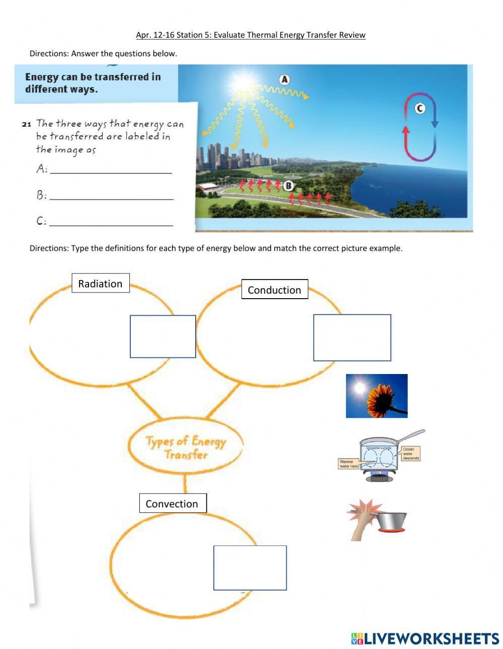 Evaluate Thermal Energy Transfer