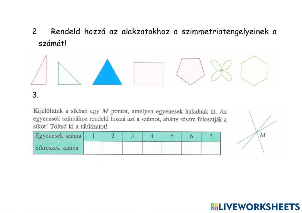 Hozzárendelések a geometriában