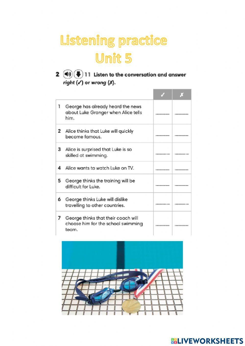 Listening practice A2