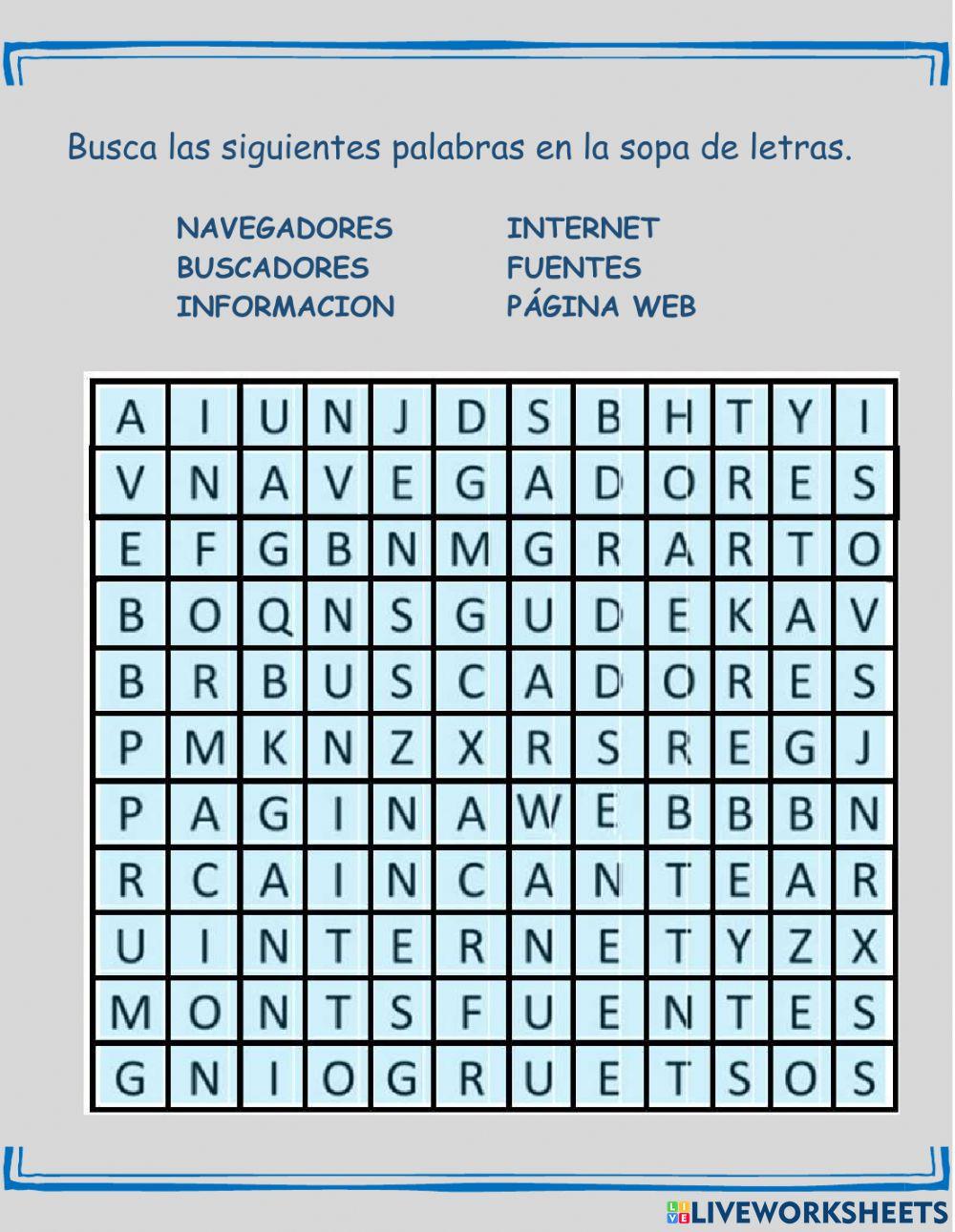 comprobación de conocimientos 