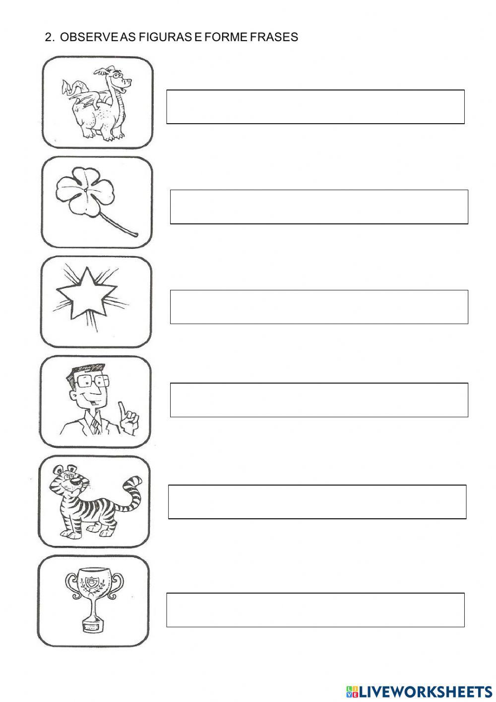 Formando palavras e frases