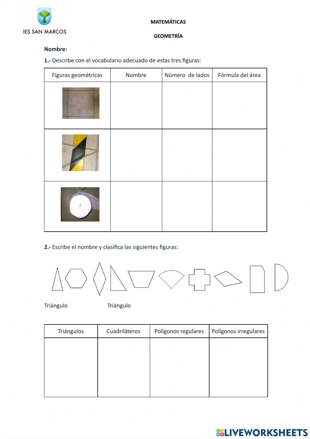 Prueba de geometría