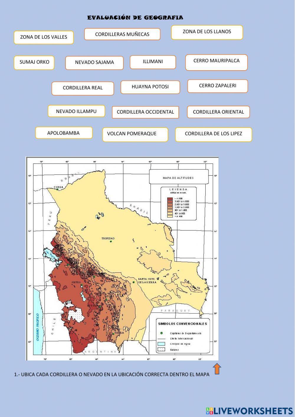 Geografia de bolivia