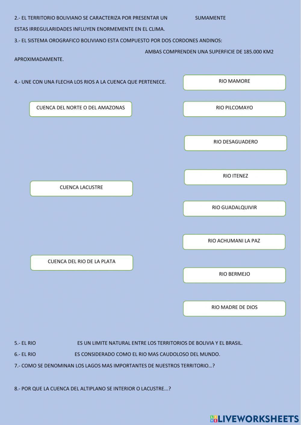 Geografia de bolivia