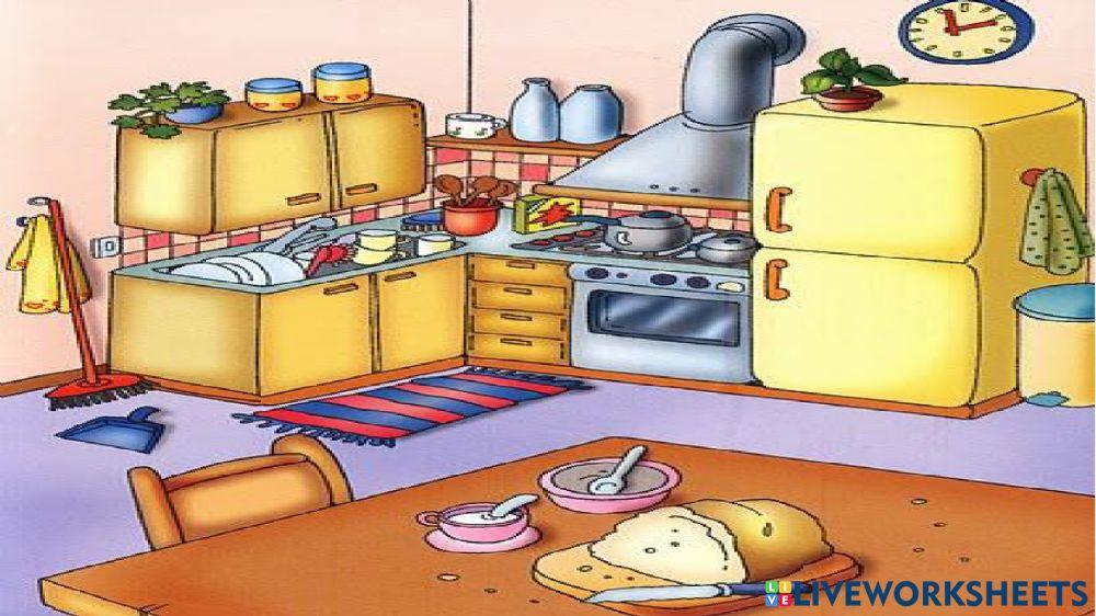 Las partes de la casa