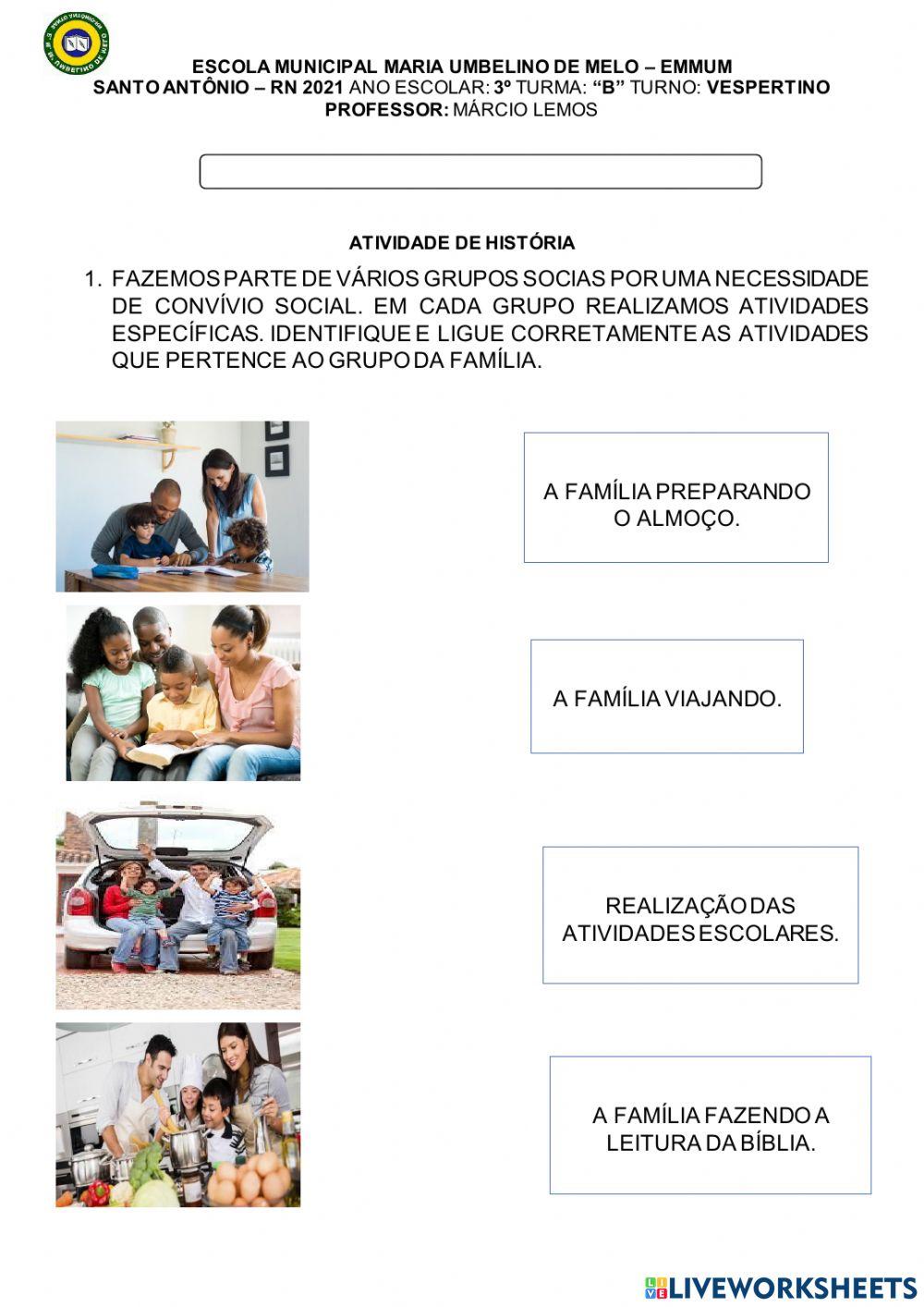 Atividade de História