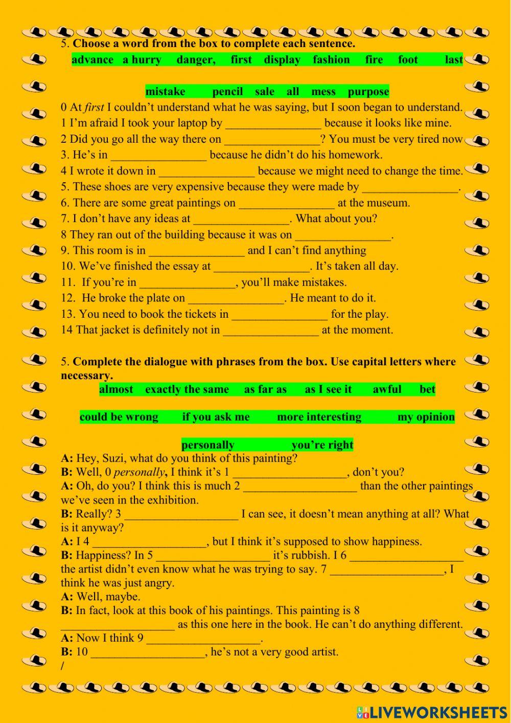 Test unit 8 wider world