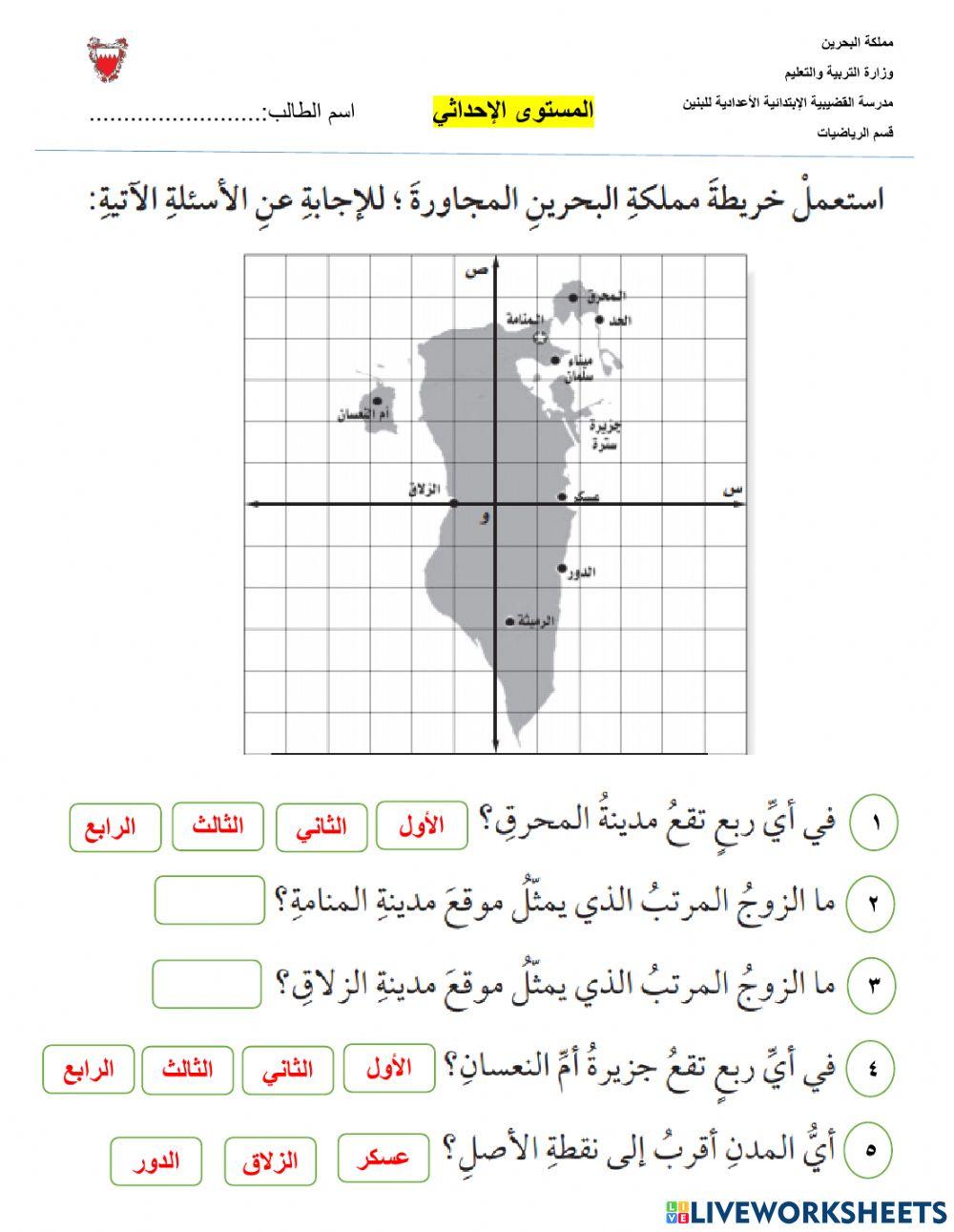 المستوى الاحداثي